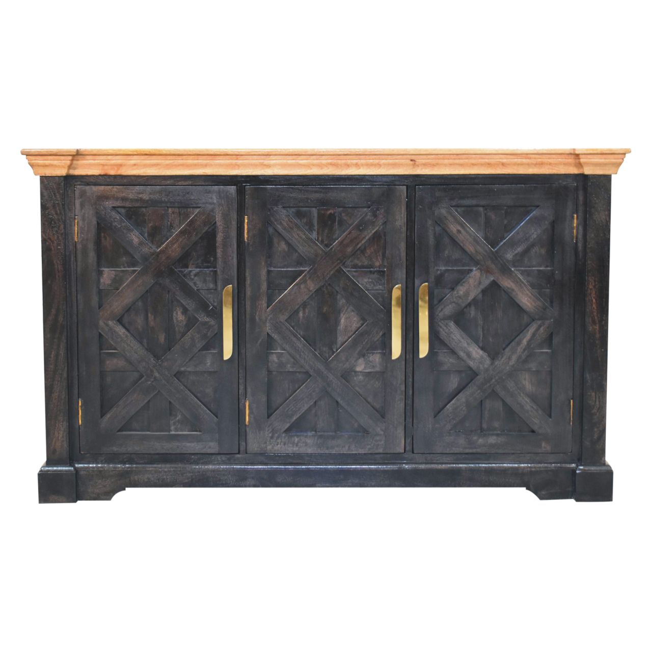 Solid Wood Regal Rustic Sideboard