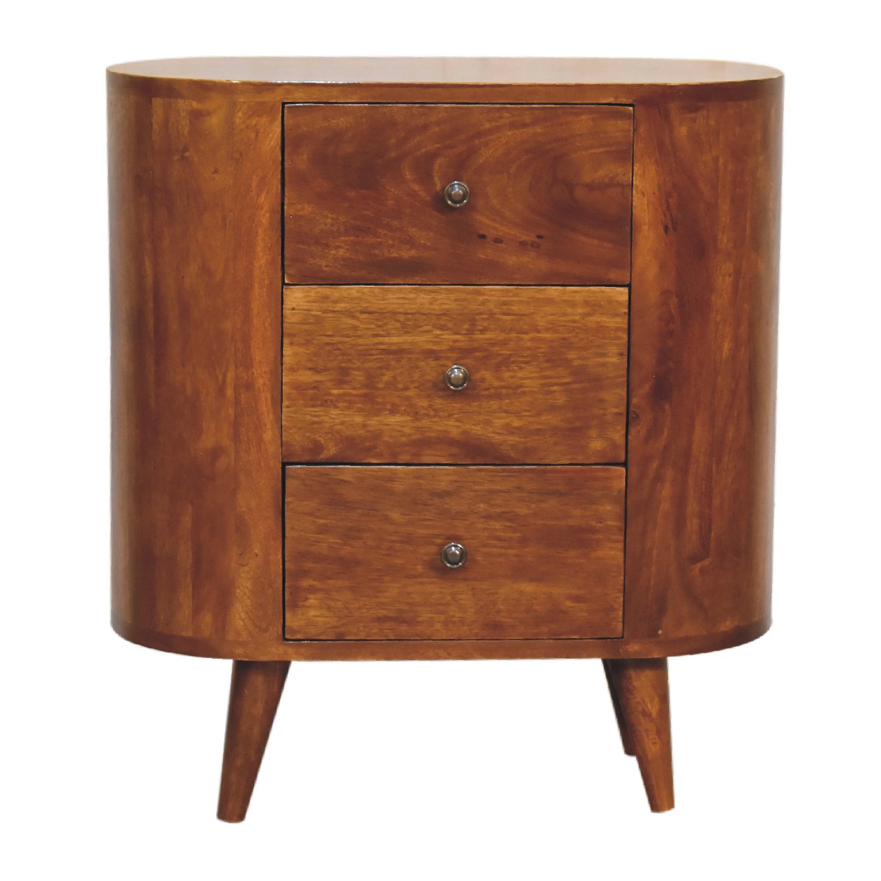 Solid Wood Mini Chestnut Cabinet