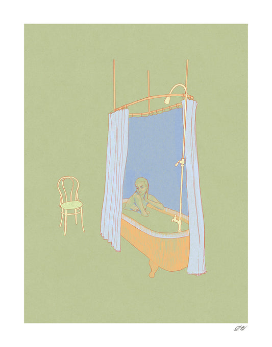 Bath Print by Stephanie Browne