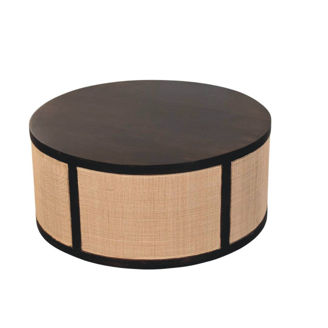 Solid Wood Monaco Round Rattan Centerpiece