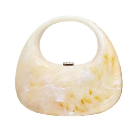 Mod Acrylic Handbag - White