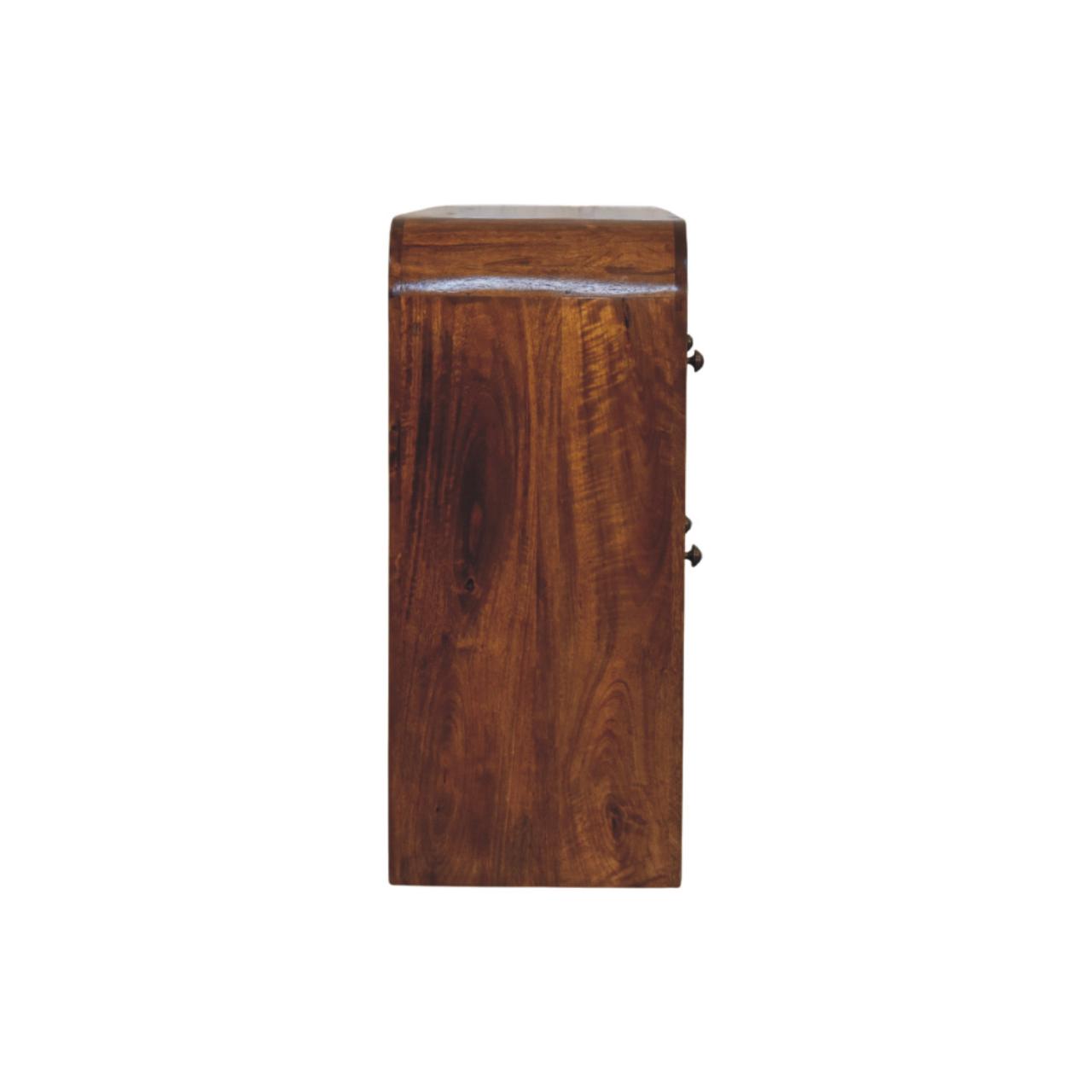 Solid Wood Darcy 3 over 3-Drawer Chest