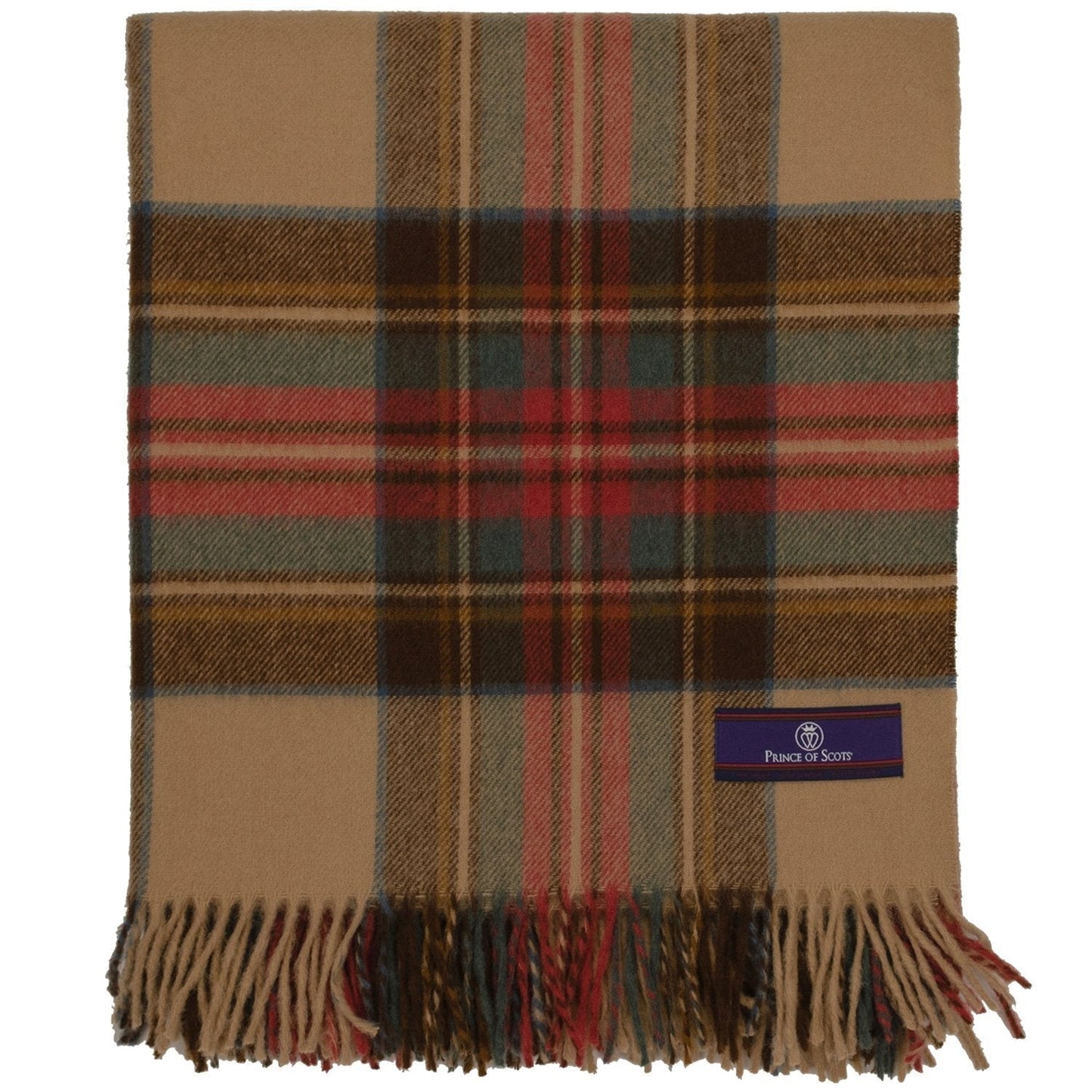 Prince of Scots Merino Wool Throw ~ Antique Dress Stewart ~