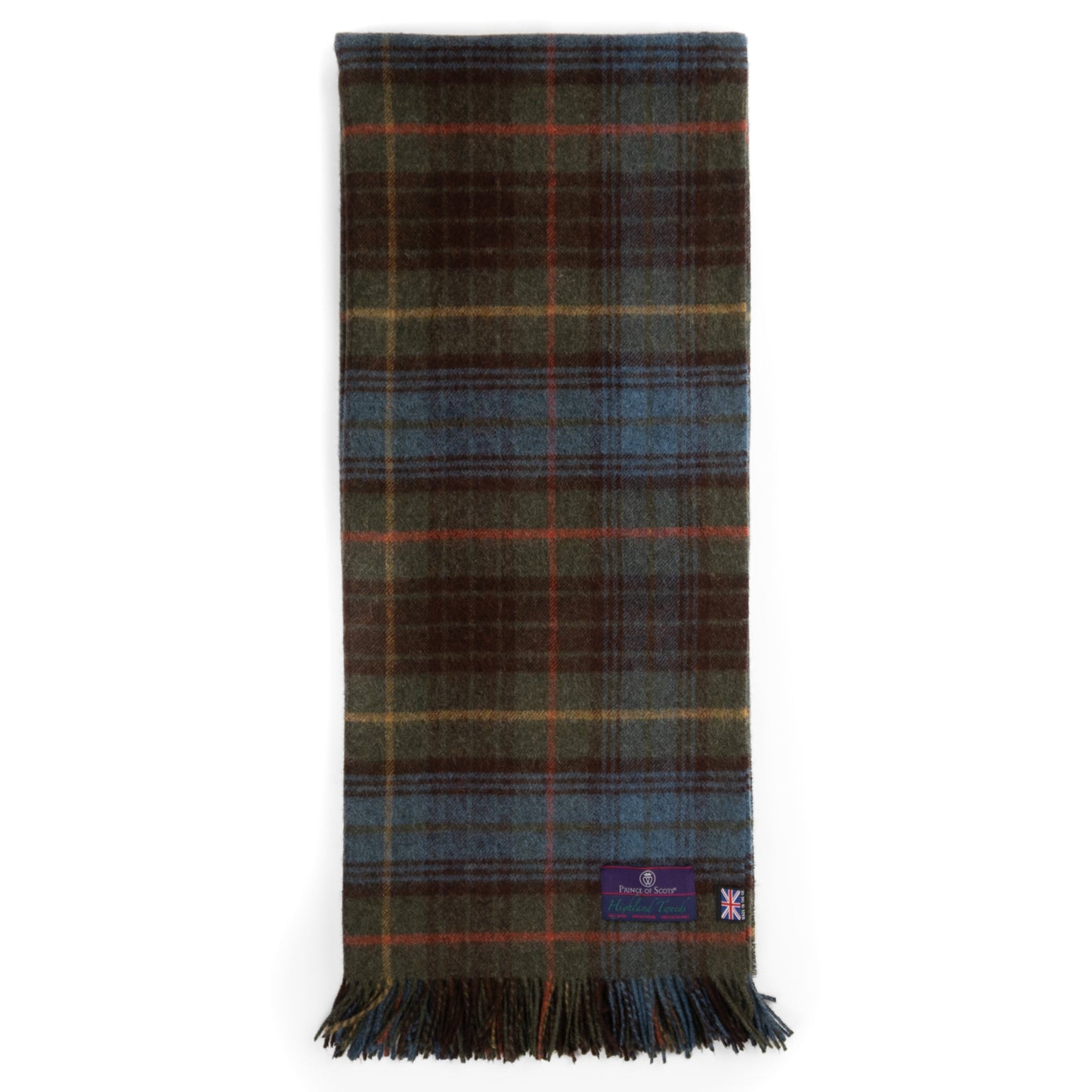 Highland Tweeds Shetland Lambswool Throw (Antique Hunting Stewart) - Osadia Concept Store
