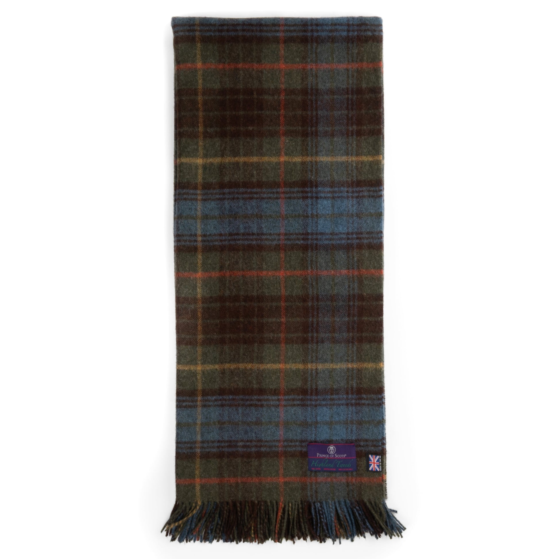 Highland Tweeds Shetland Lambswool Throw (Antique Hunting Stewart) - Osadia Concept Store