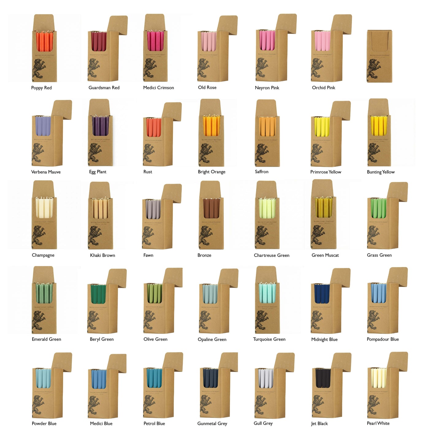 S/25 Beryl Green Dinner Candles