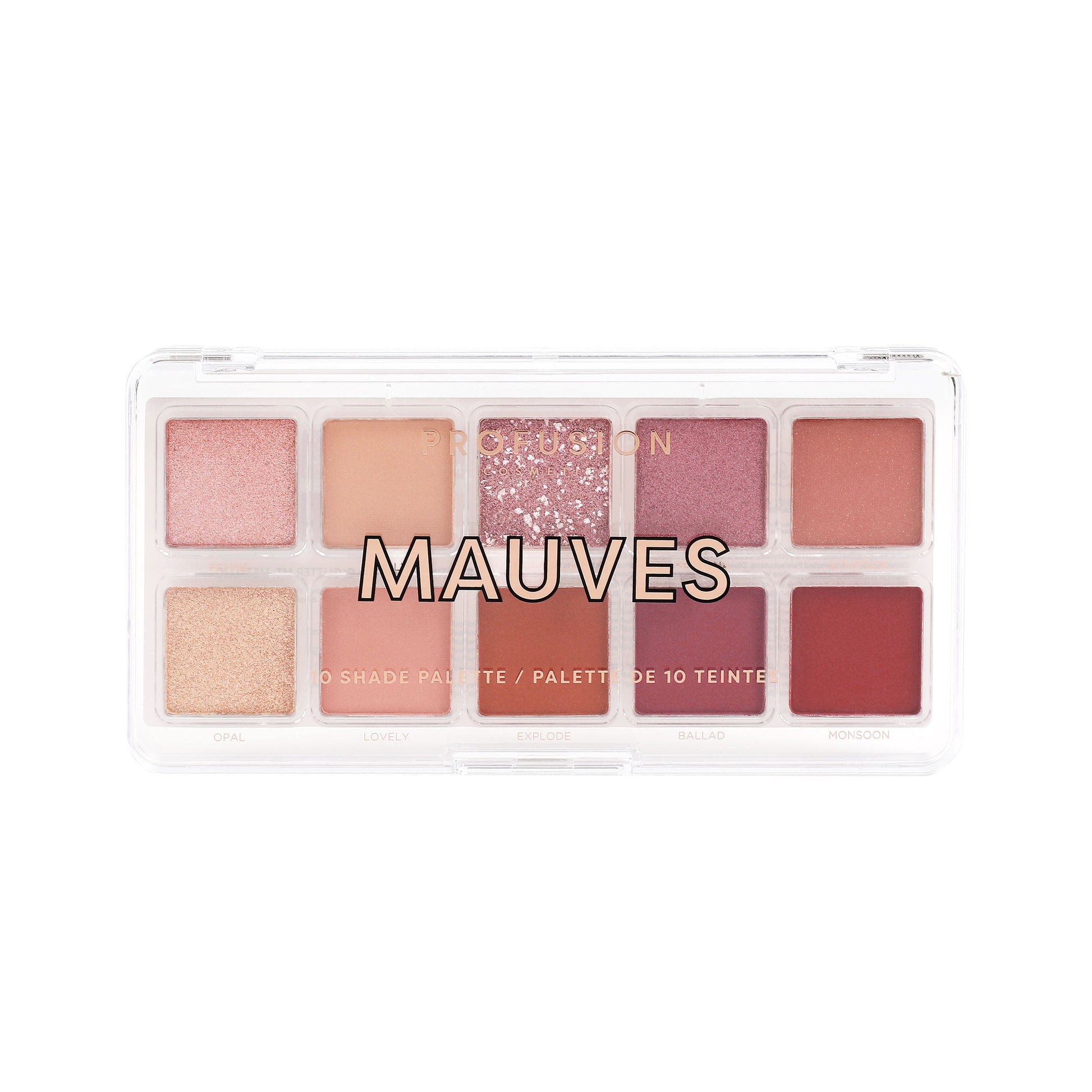 Essentials 10 Shade Palette – Mauves - Osadia Concept Store