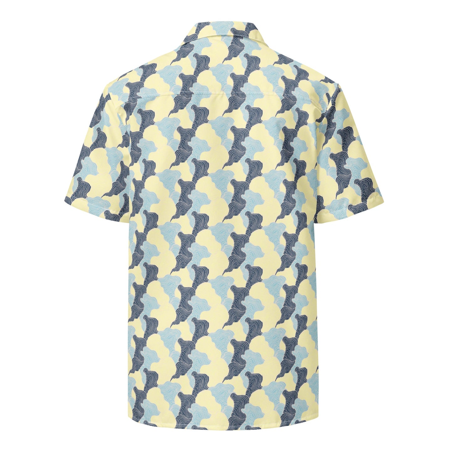 Tropical Swirl Button Down Hawaiian Shirt