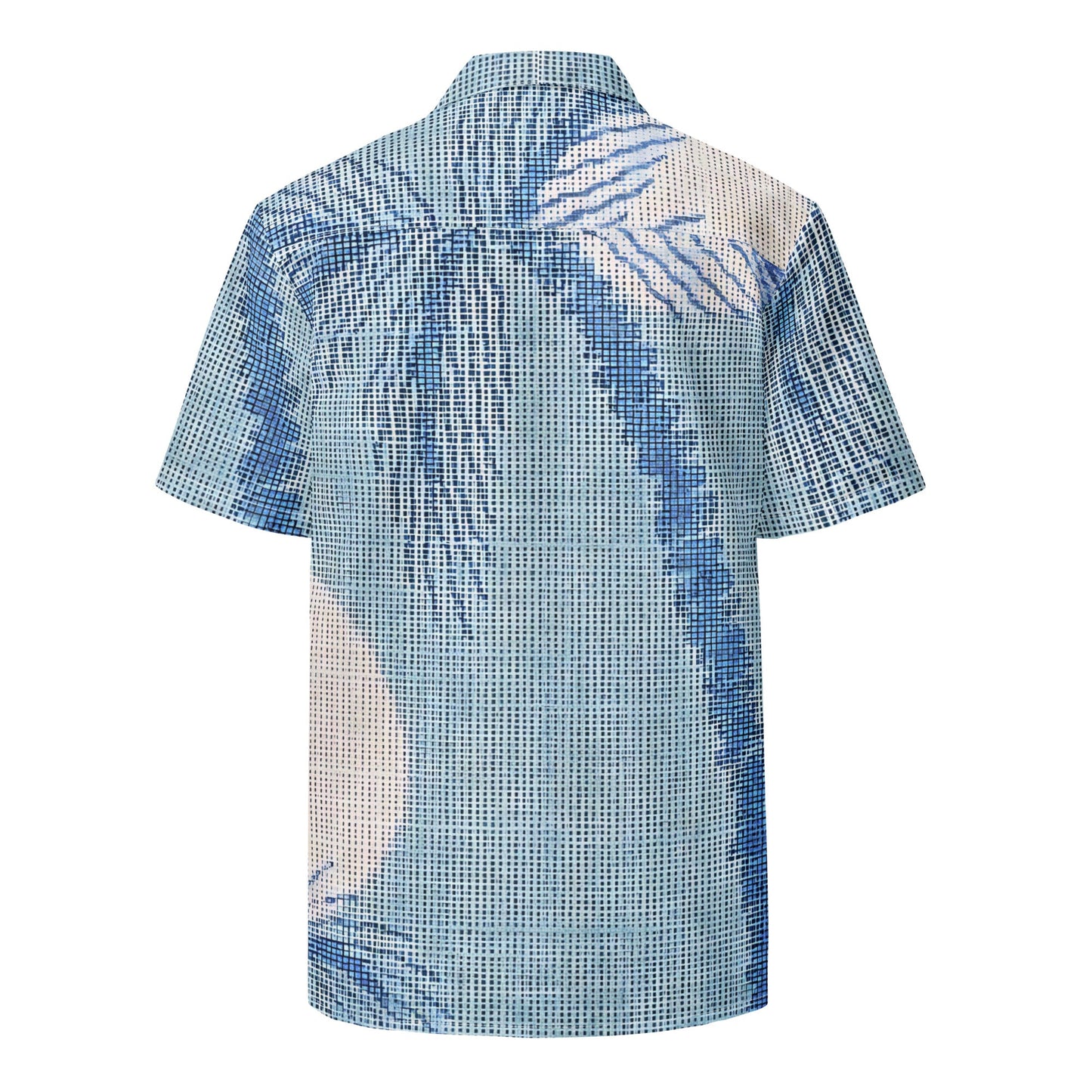 Dark Tide Breeze Hawaiian Shirt – Moisture-Wicking UPF50+ Summer Button Down