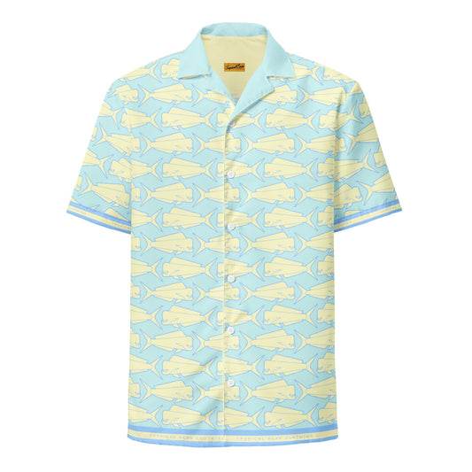 Mahi Mahi Madness Shirt – Performance Button Down Hawaiian Shirt for Men
