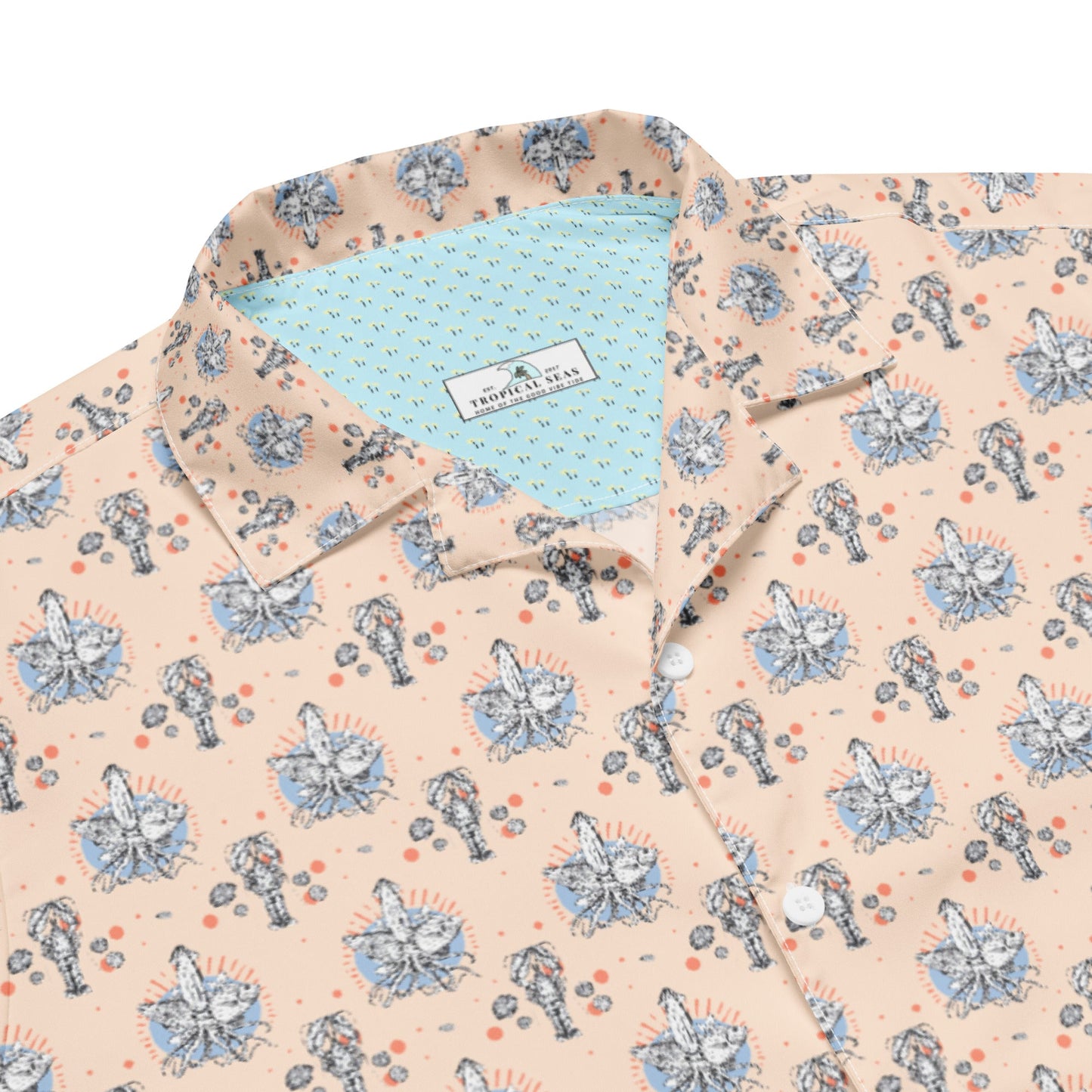 Triple Tangerine Hawaiian Shirt