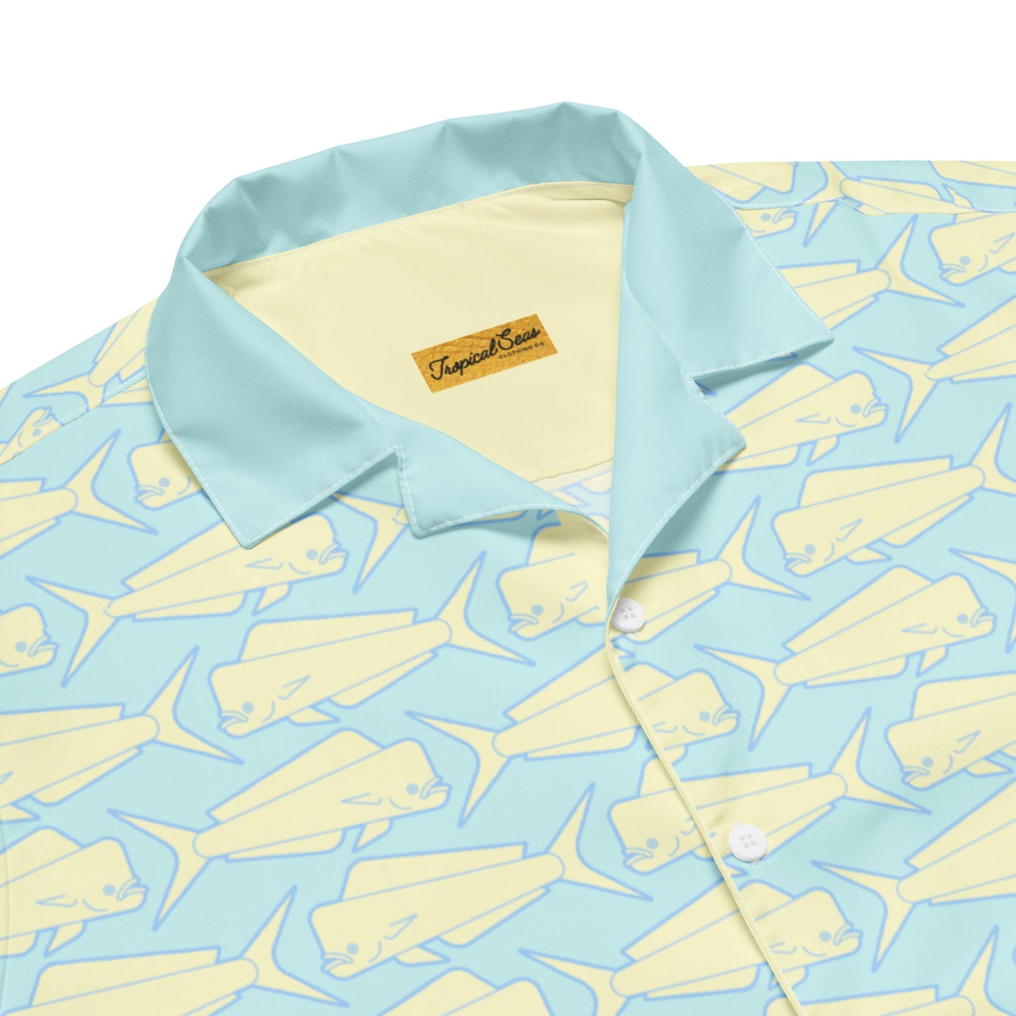 Mahi Mahi Madness Shirt – Performance Button Down Hawaiian Shirt for Men
