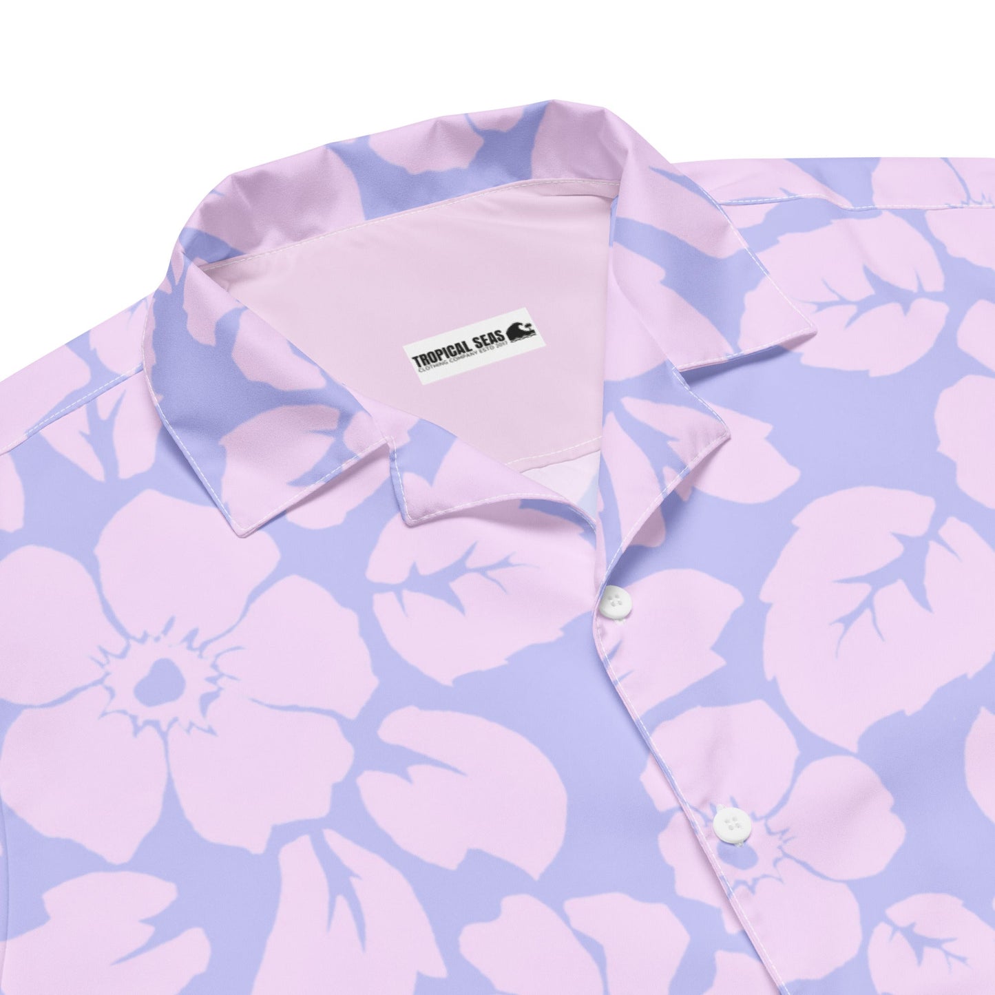 Tropical Purple Jungle Sunset Hawaiian Shirt