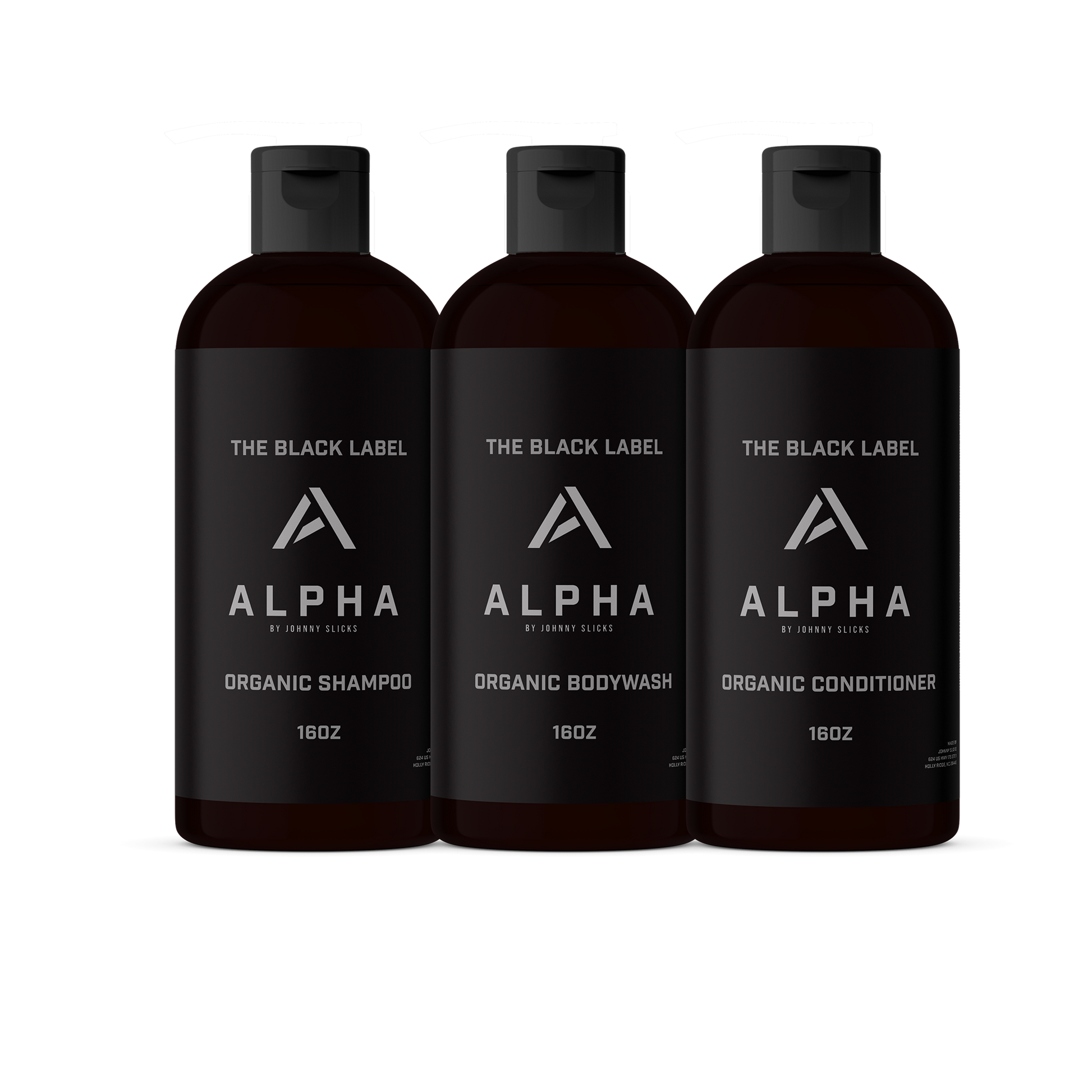 Black Label Shower Set - Osadia Concept Store