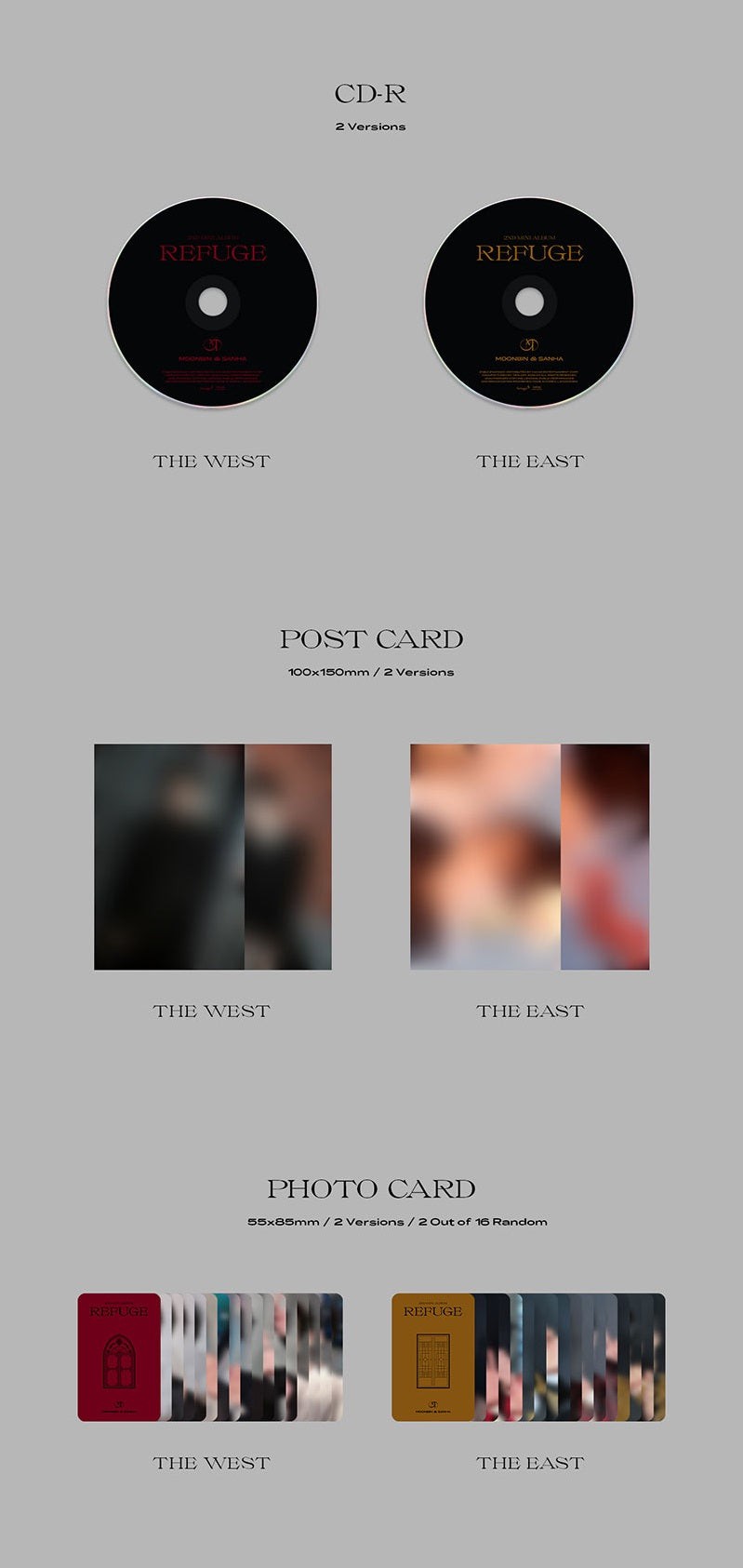 Astro Moonbin & Sanha - 2nd Mini Album Refuge