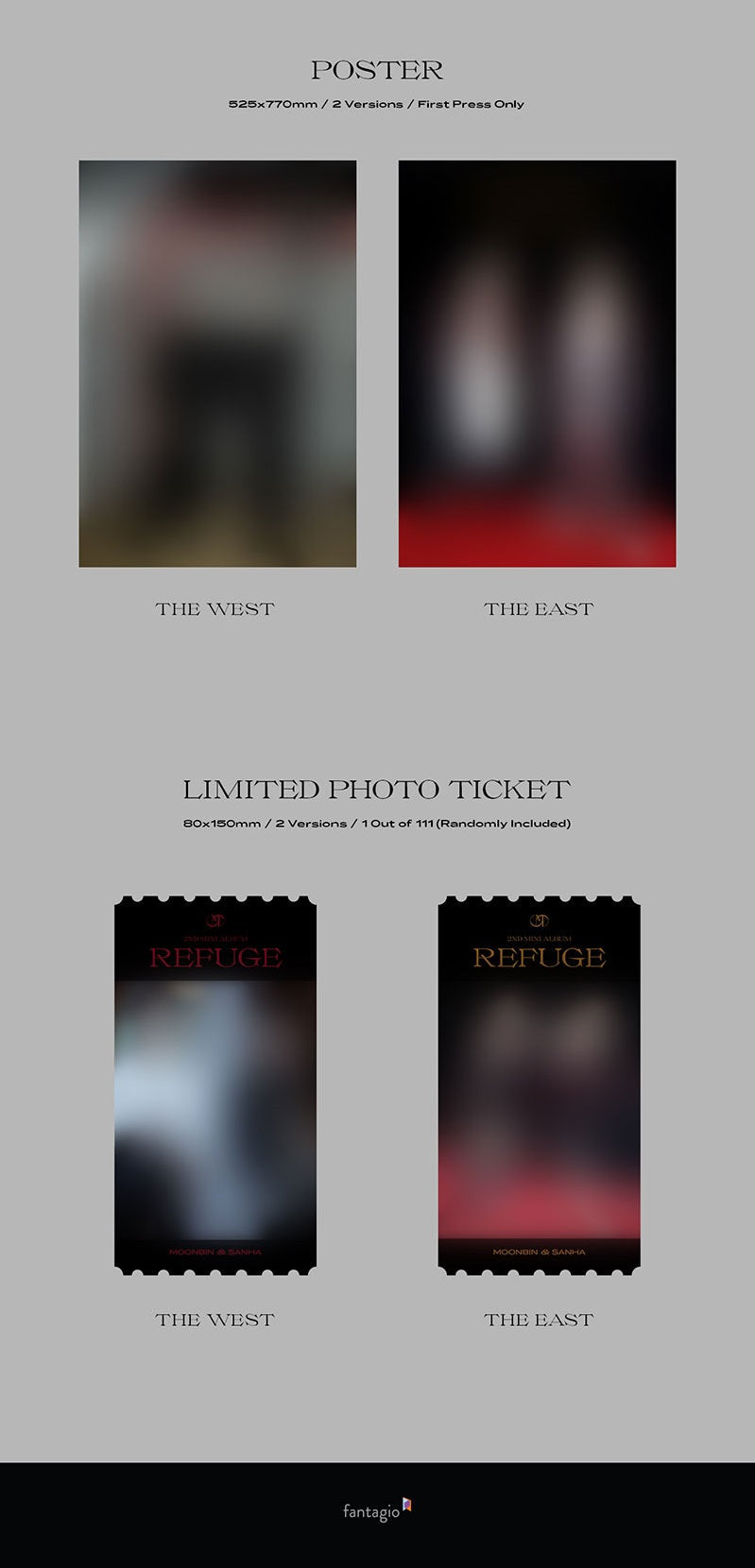 Astro Moonbin & Sanha - 2nd Mini Album Refuge