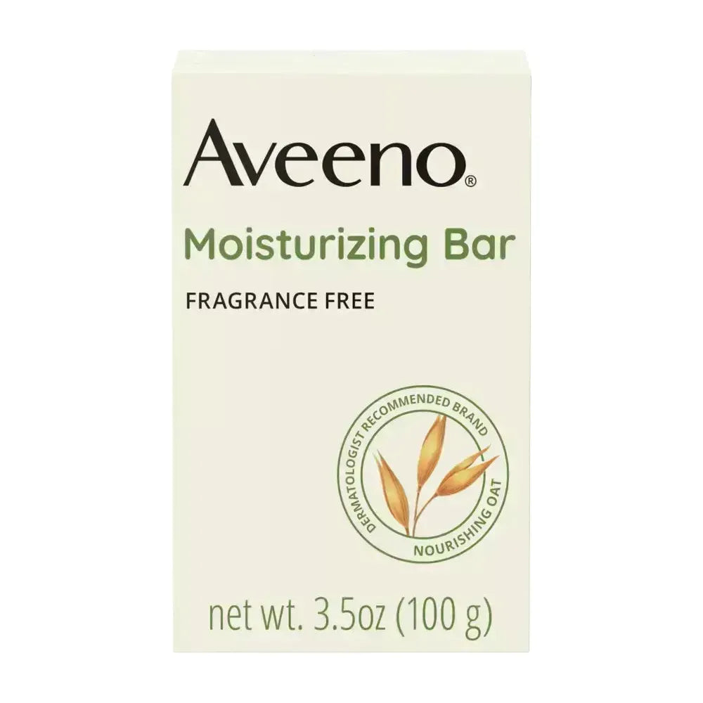 Aveeno Active Naturals Moisturizing Bar Fragrance Free 3.5 oz