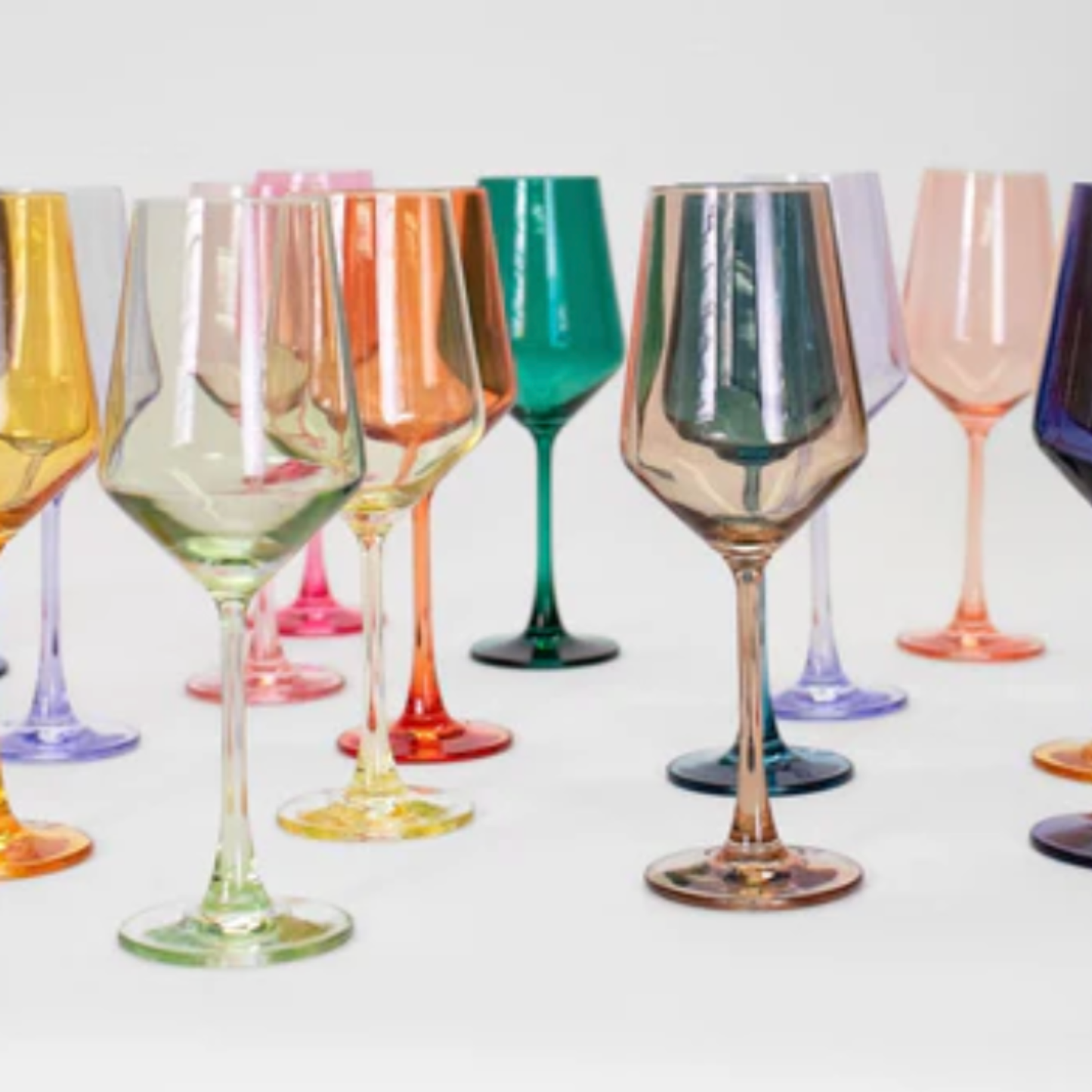 Brown Sugar - Colored Wine Glass