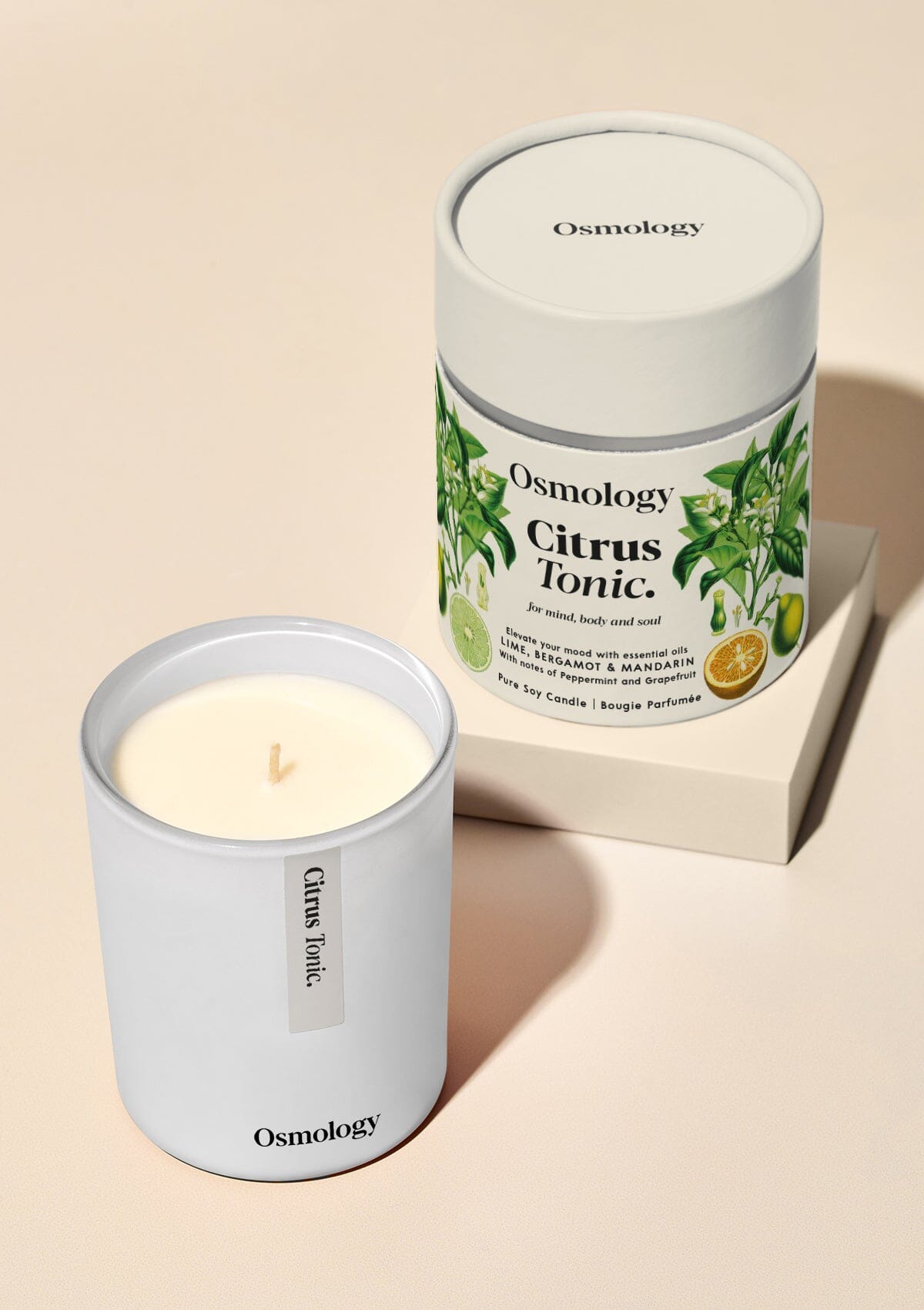 Citrus Tonic Scented Candle - Lime Bergamot and Mandarin