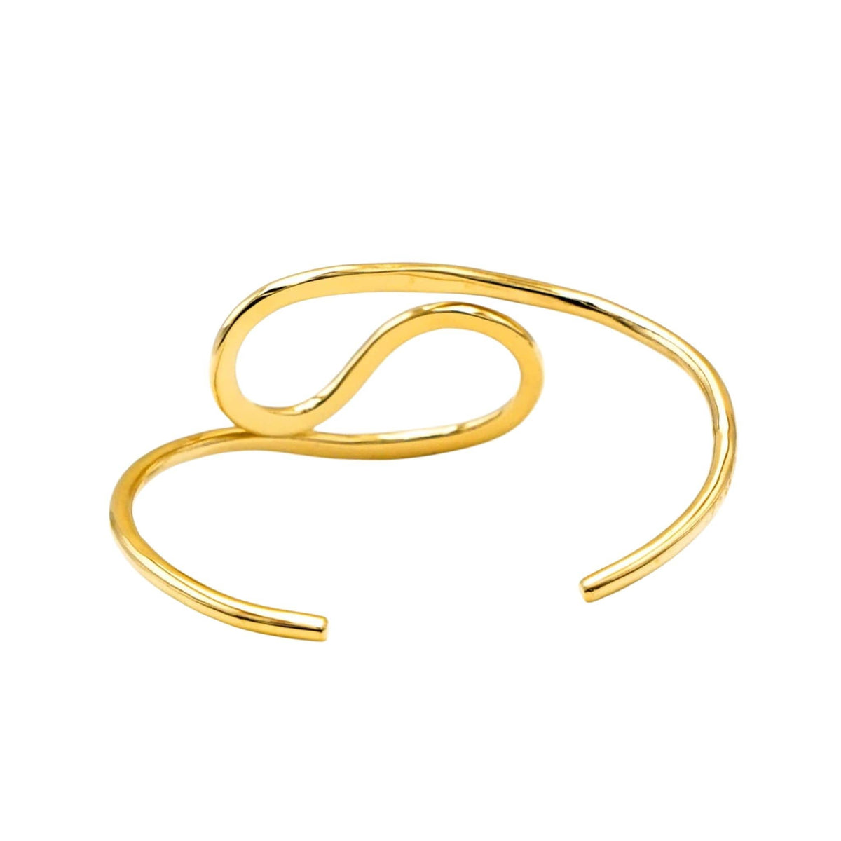 Spiral Wrap Brass Bracelet | Milele