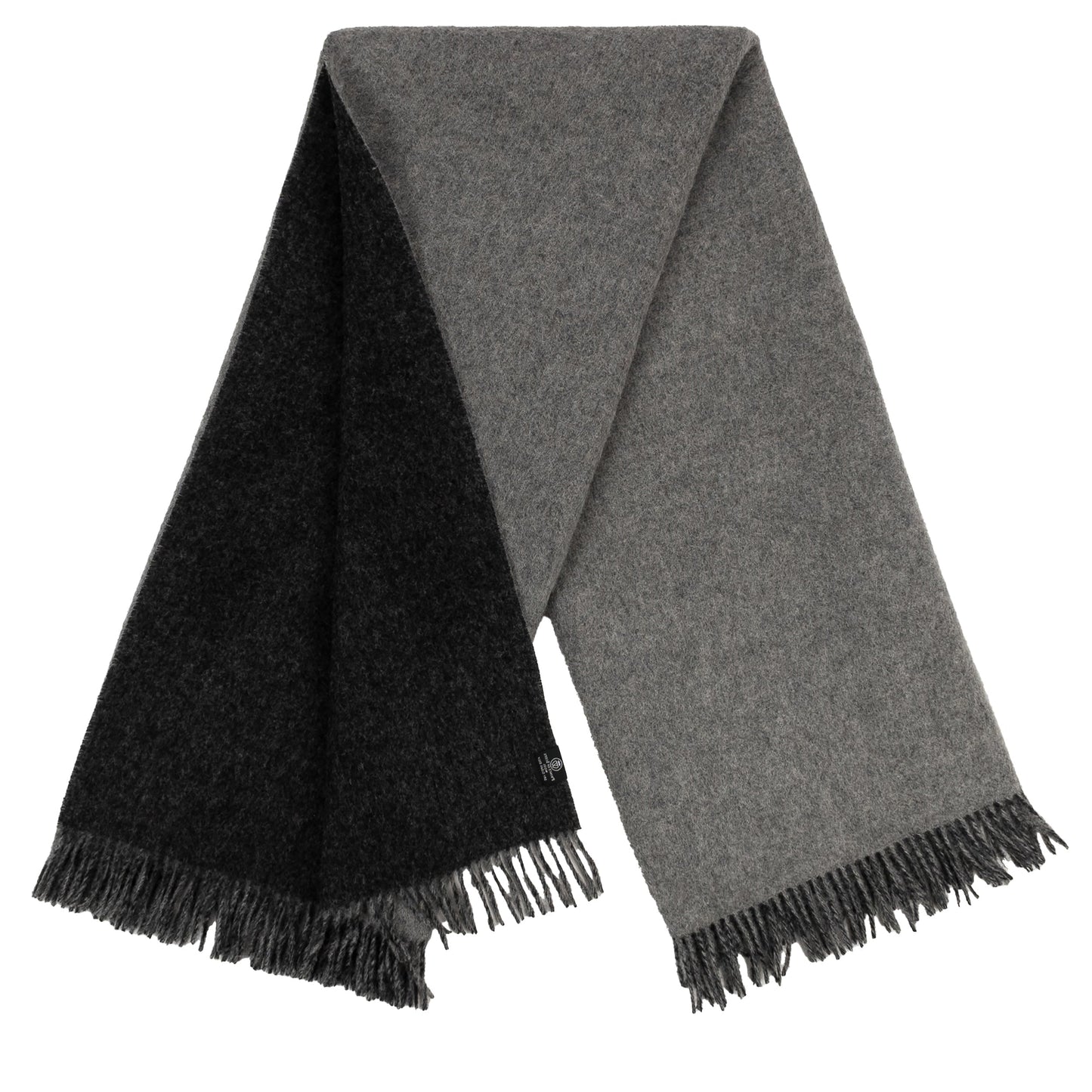Highland Tweeds Reversible Double Cloth Throw (Silver/Grey)