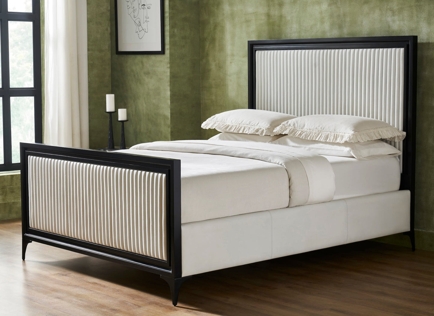 Stanford Leather Bed Stead