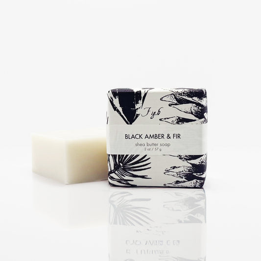 Black Amber & Fir - Petite Shea Butter Soap