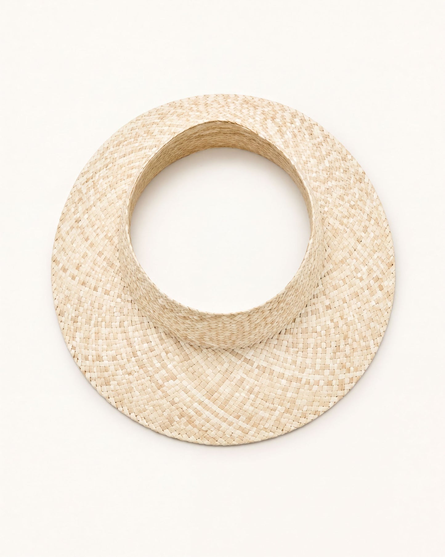 Crownless Woven Bucket Hat