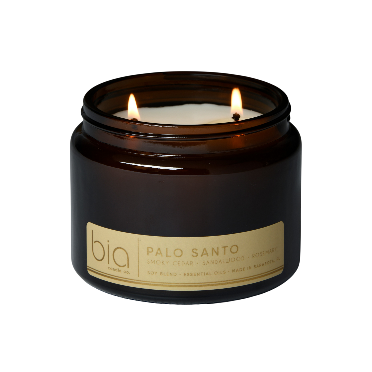 Palo Santo Soy Blend Candle — Cedarwood, Incense & Sandalwood