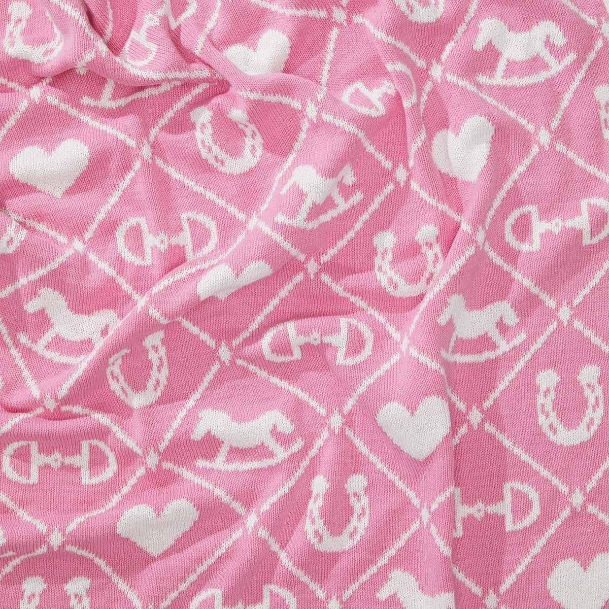 Baby Pony Quilt - Cotton Knit Blanket