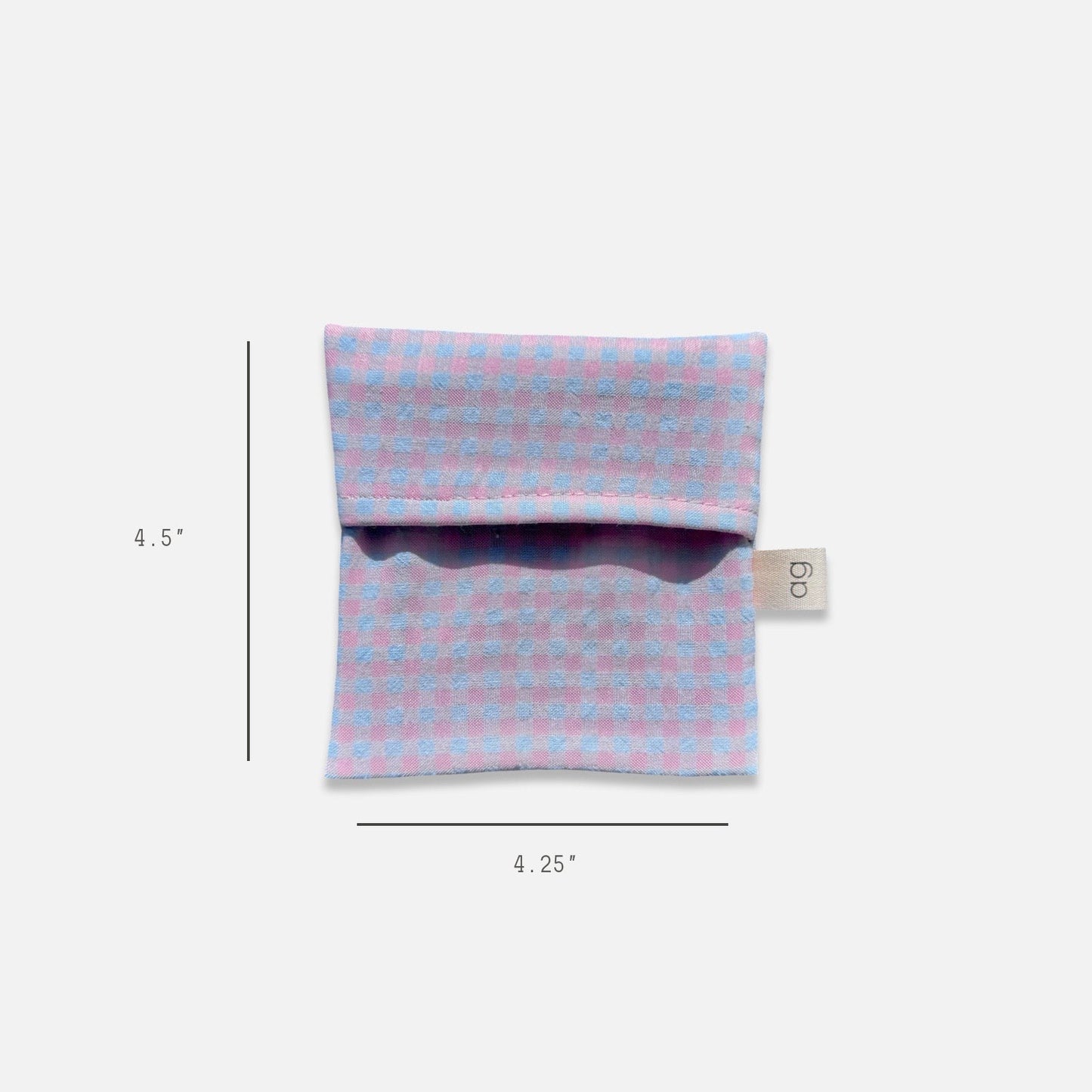 Double Layer Gingham Food Bag Set