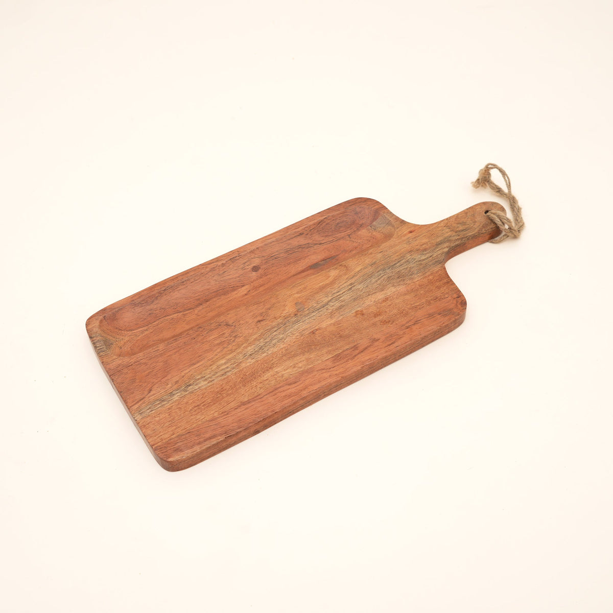 Handmade Acacia Wood Chopping Board with Handle