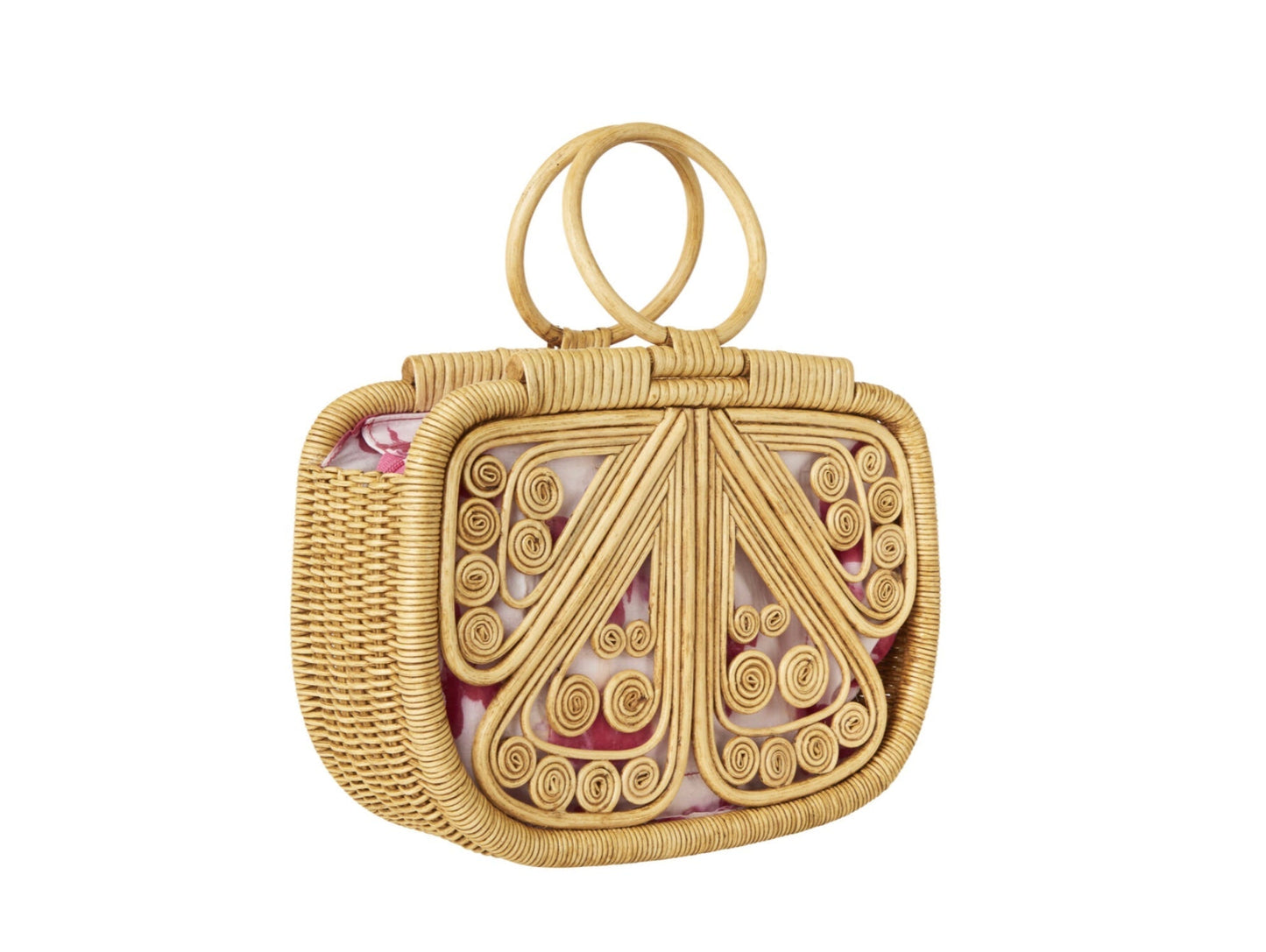 Butterfly Wicker Handbag