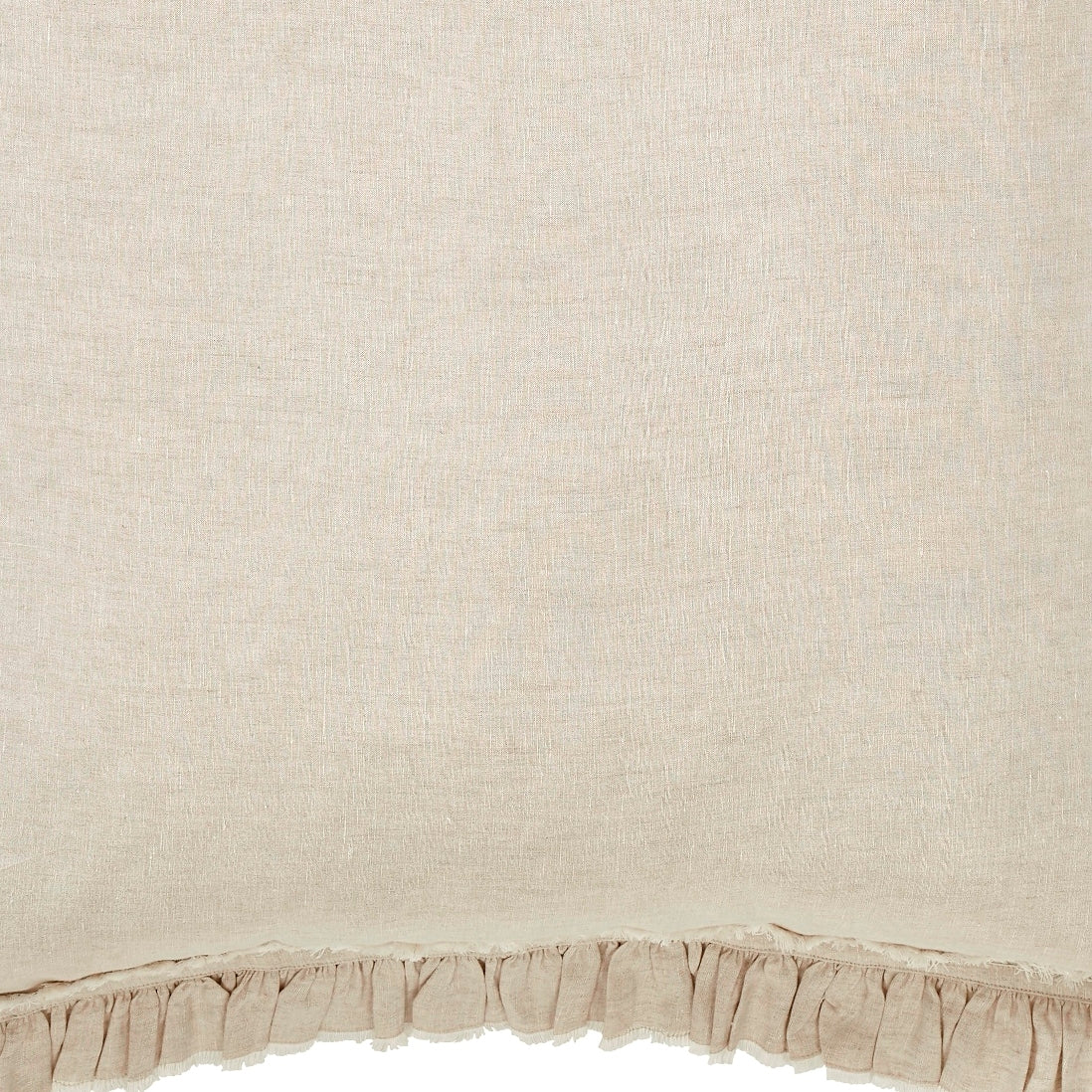 Ruffle European Linen Duvet Sham