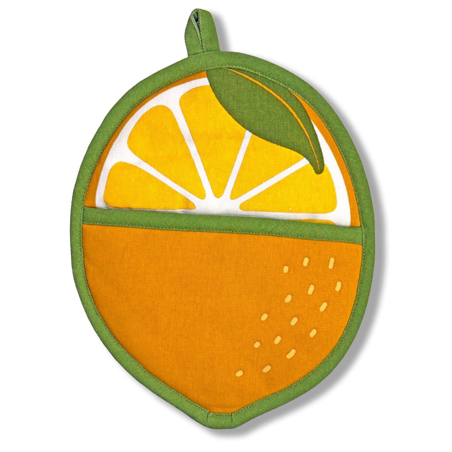 Avocado & Lemon Pot Holders Set of 2