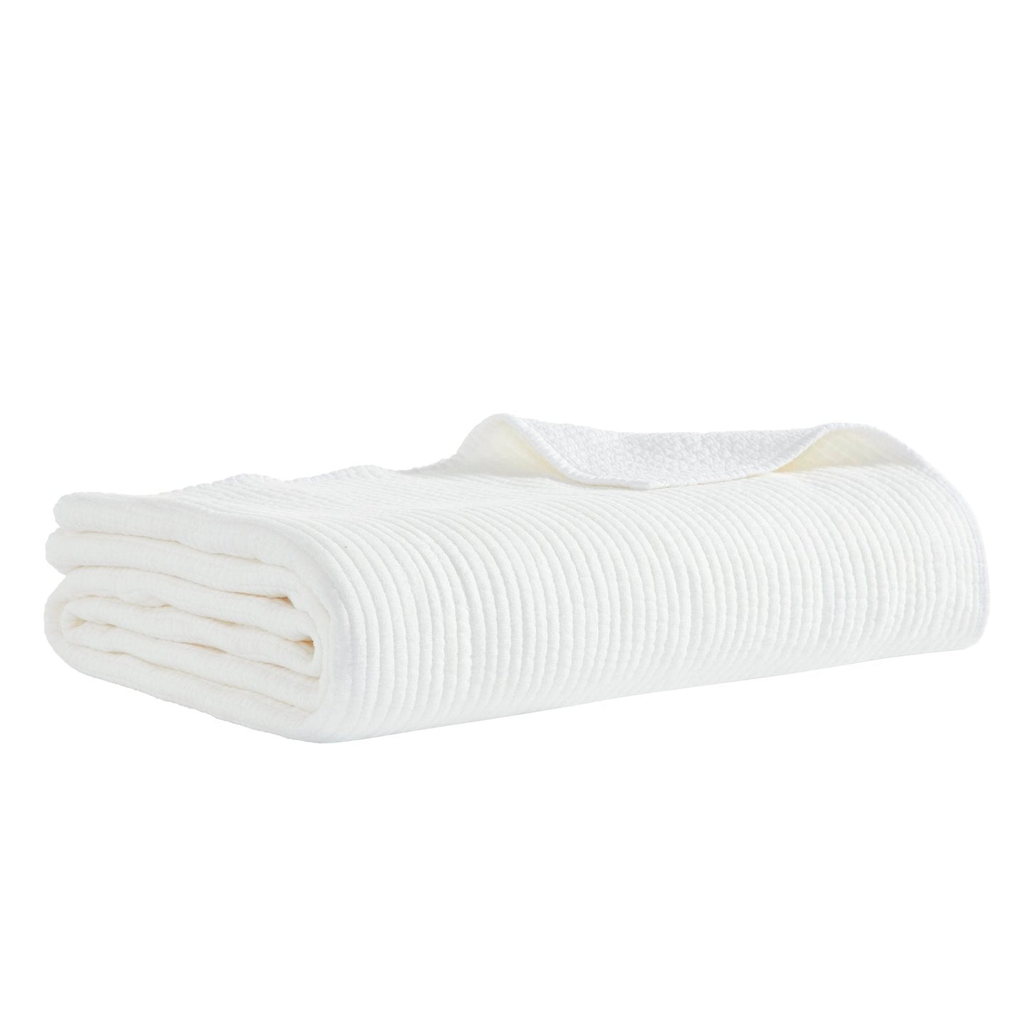 Teddy Natural Linen Coverlet