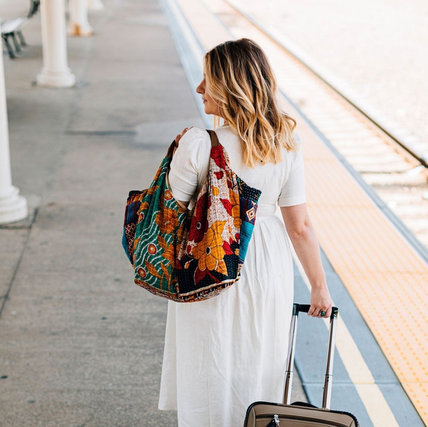 Sari Shop Slouchy Bag