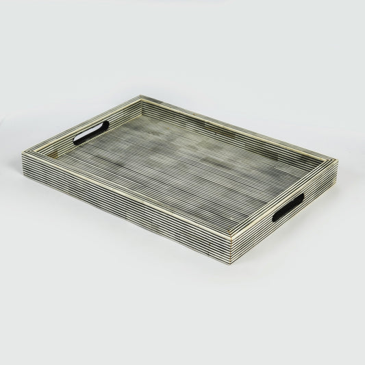 Pinstripe Inlay Medium Tray
