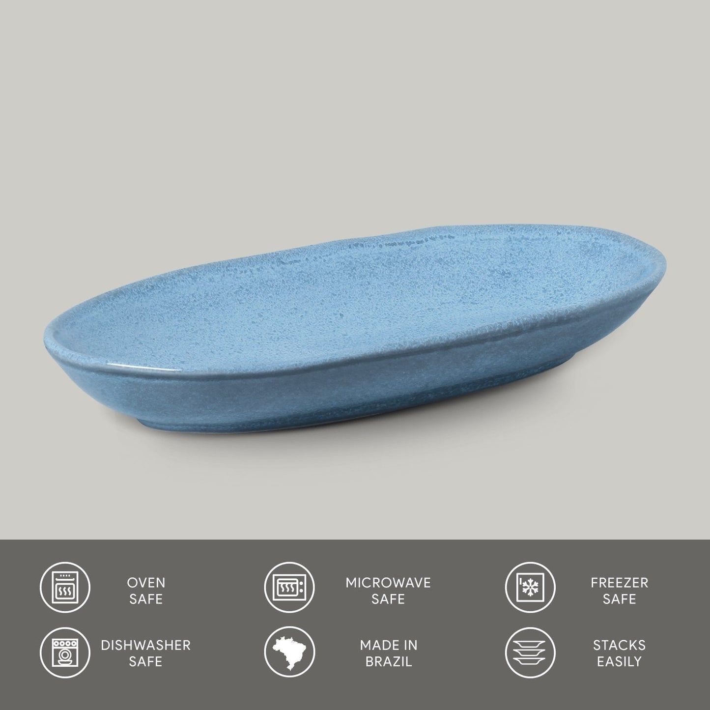 Deep Oval Platter Set of 4