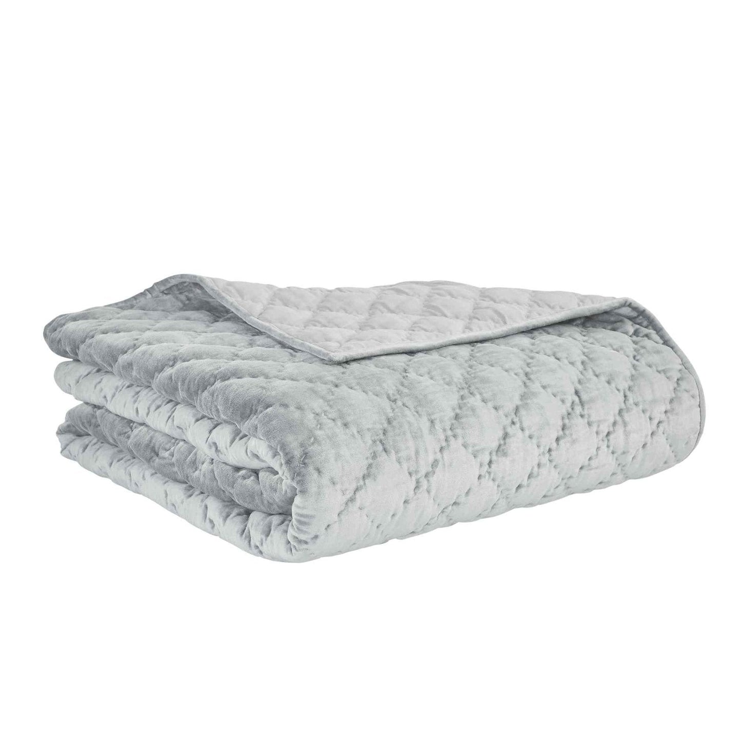Clermont Diamond Velvet Quilt - Clearance