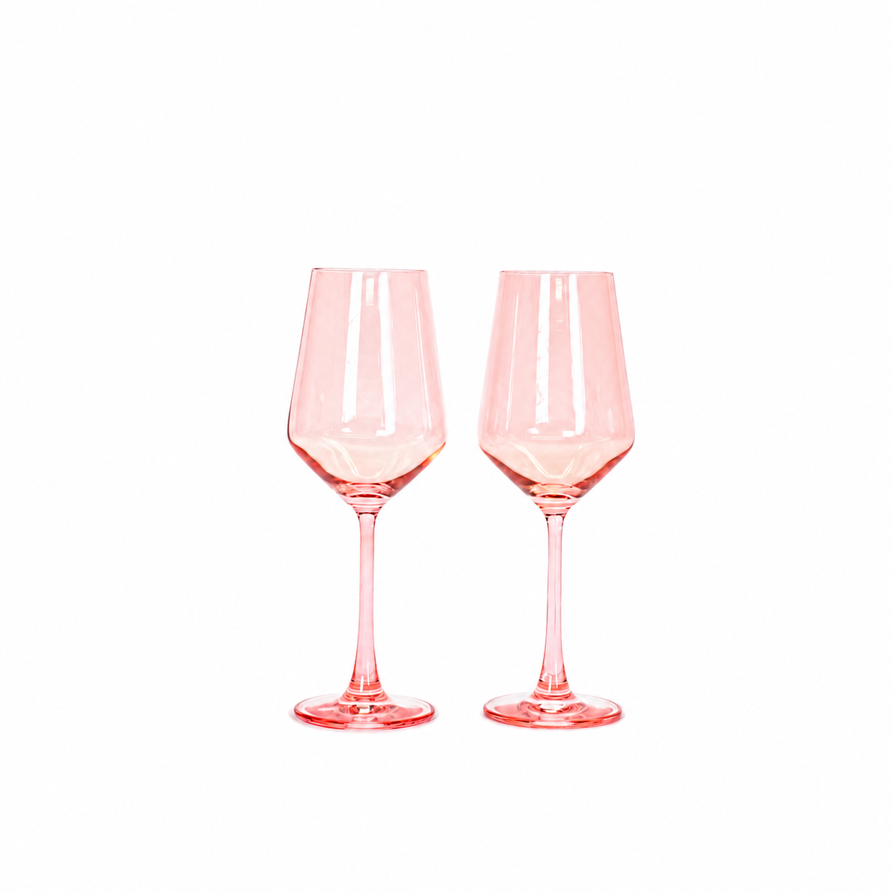 Tickle Me Pink - Colored Wine Glass