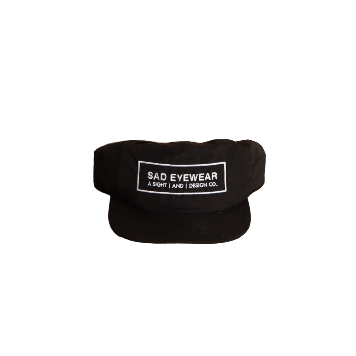 Embroidered Hat // Nylon Cap // Black