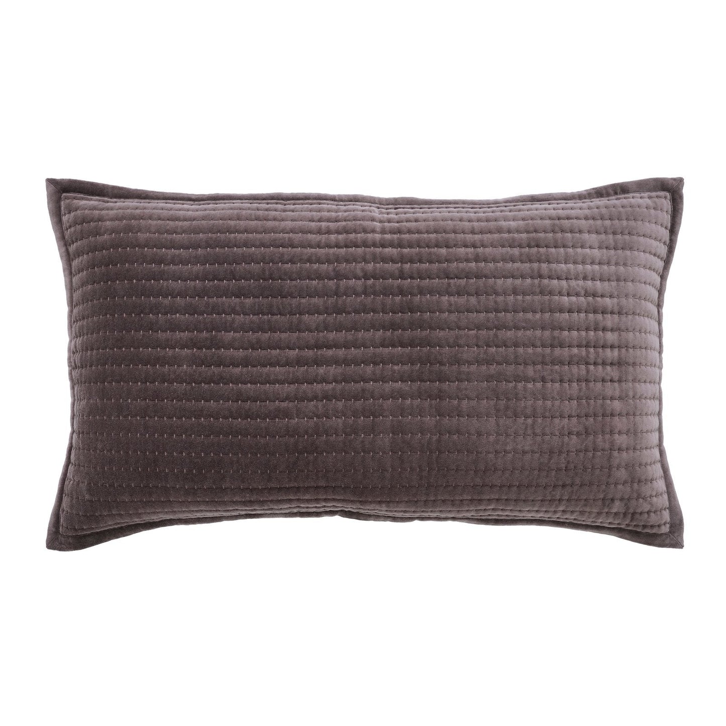 Milton Channel Stitched Velvet Coverlet Sham