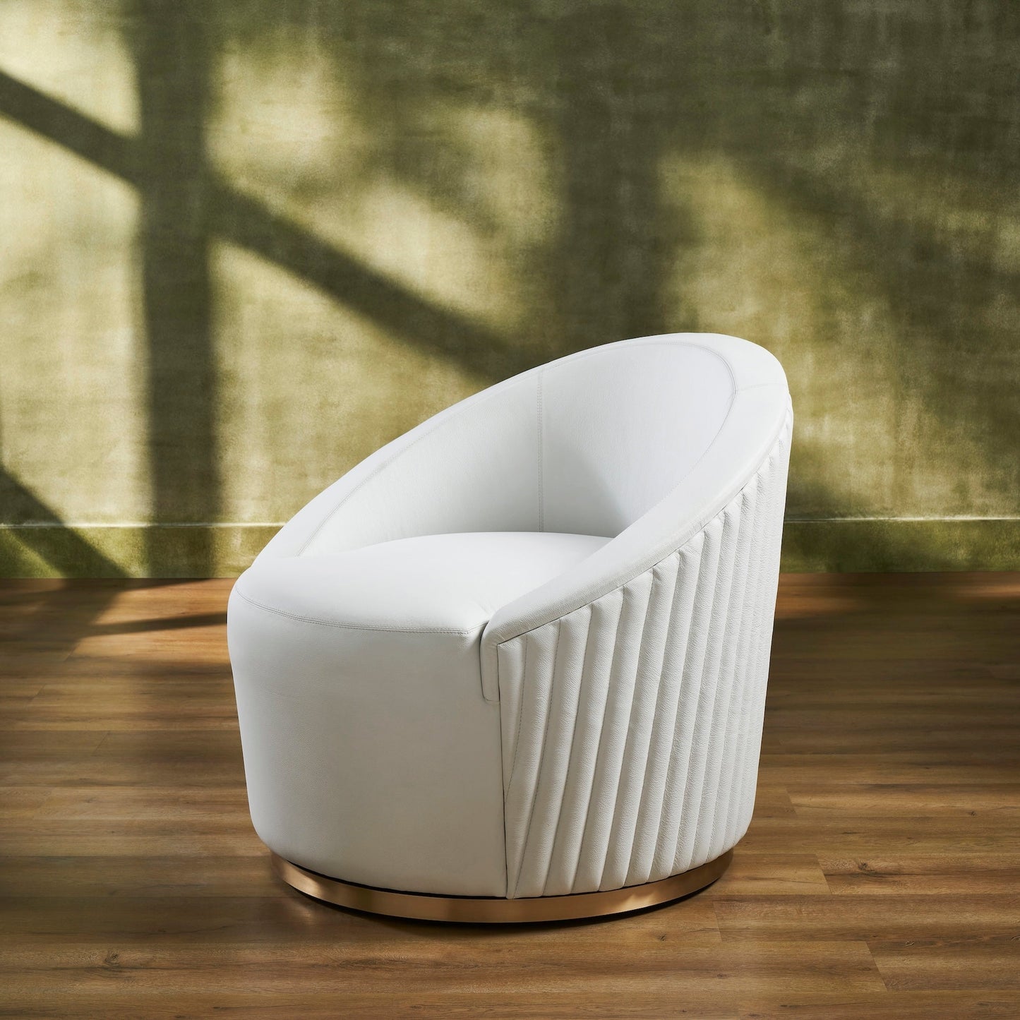 Dawson Leather Swivel Chair