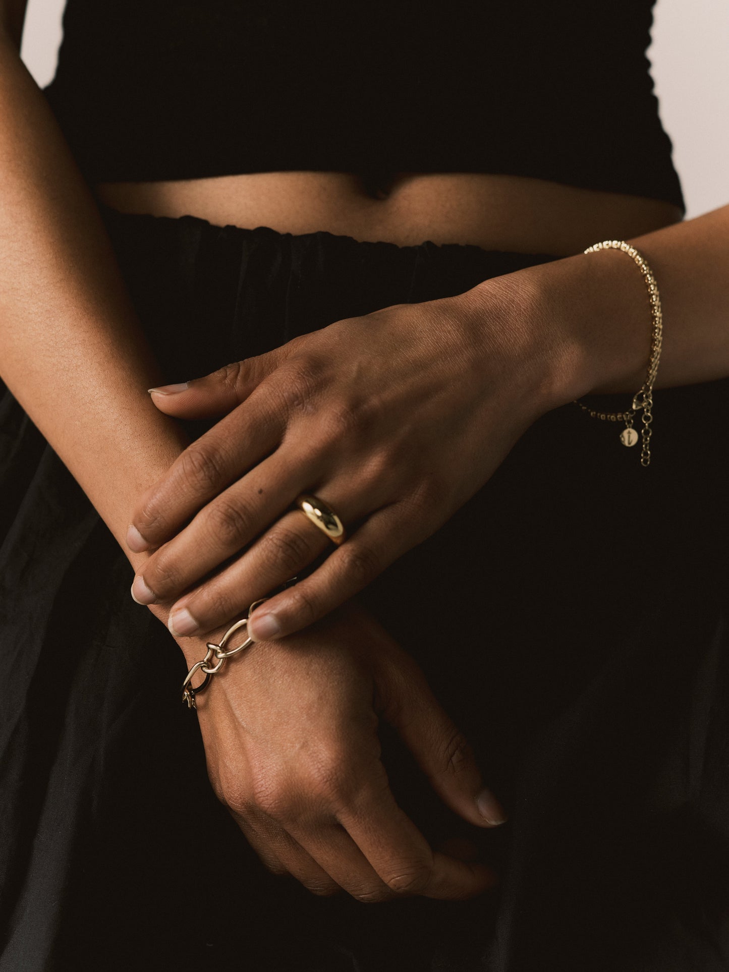 Natalie Thick Dome Ring