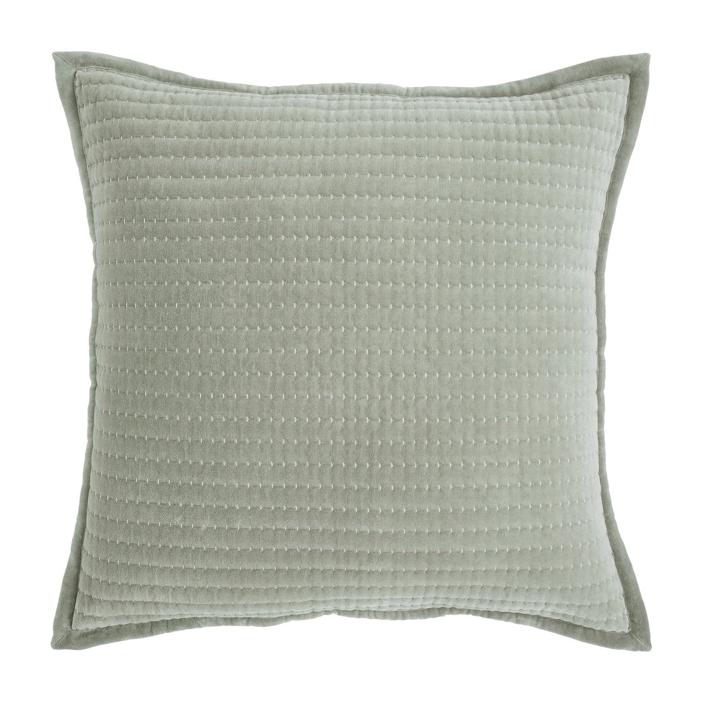 Milton Channel Stitched Velvet Coverlet Sham