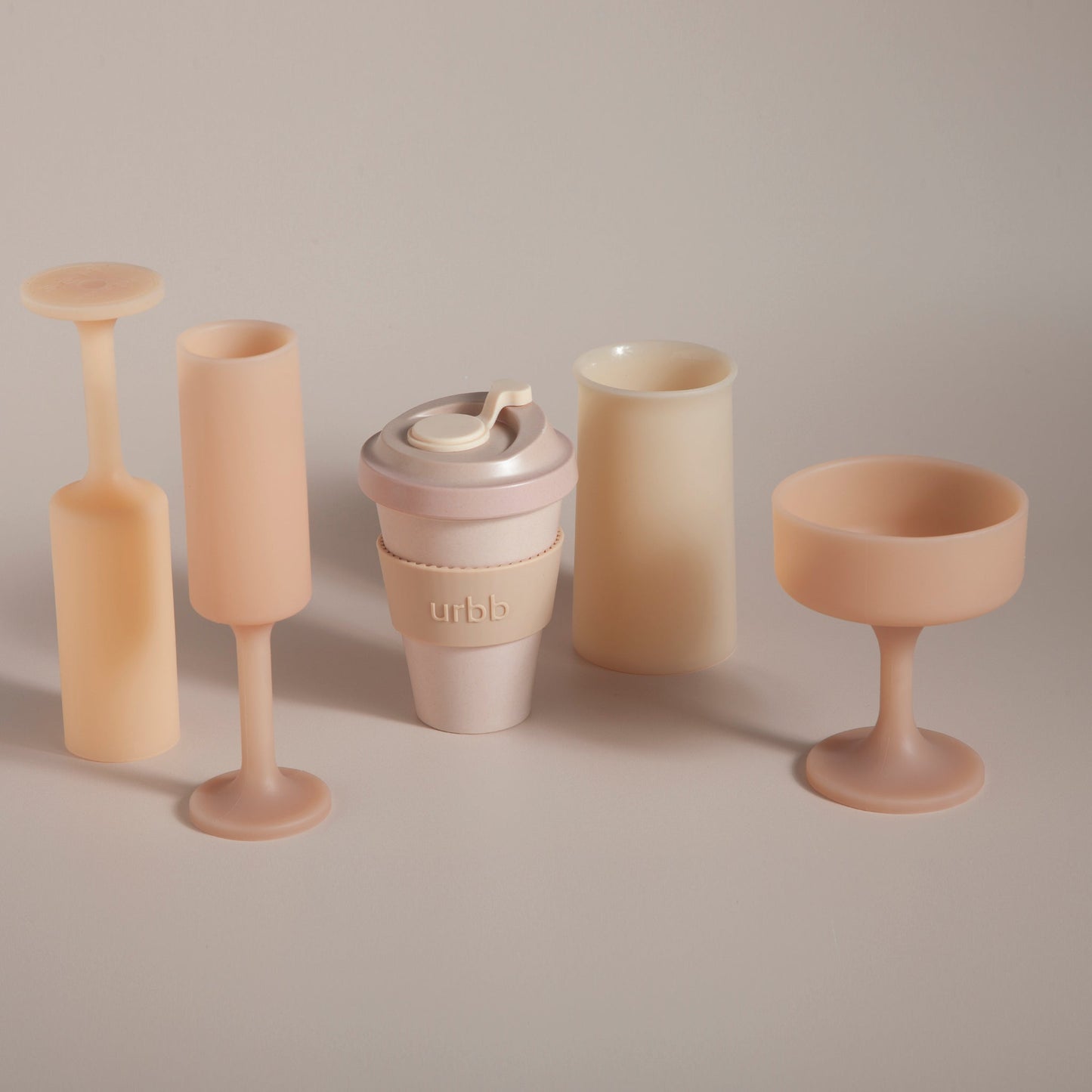 Wheat + Oat | Mecc | Silicone Unbreakable Cocktail Glasses