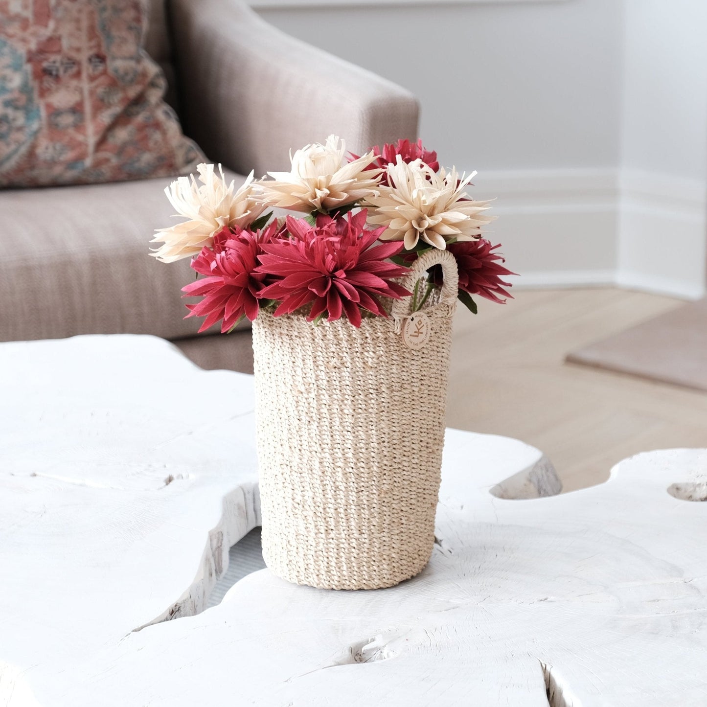 Natural Vase Basket