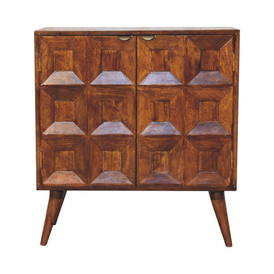 Solid Wood Quad Cabinet