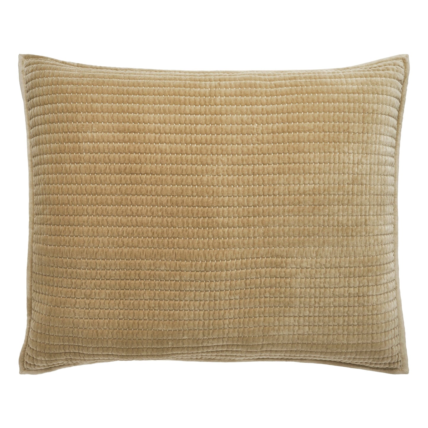Milton Channel Stitched Velvet Coverlet Sham